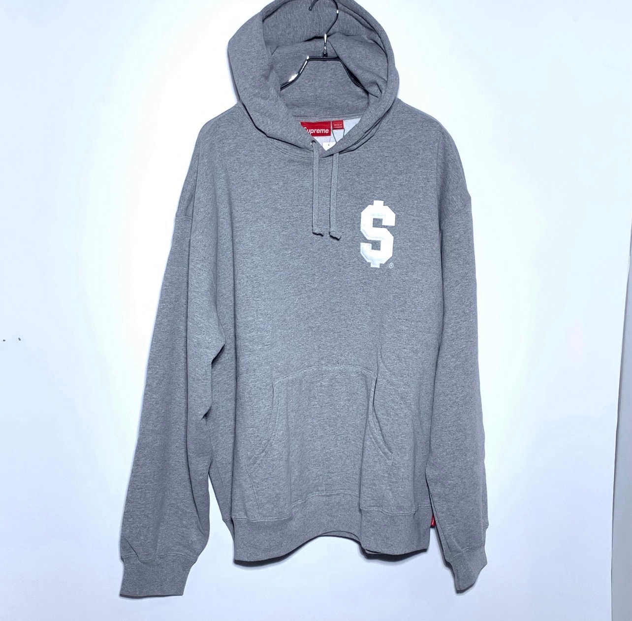 Supreme $ Hooded Sweatshirt "Heather Grey"