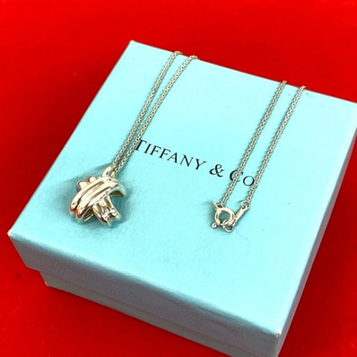 TIFFANY&Co. ティファニー シグネチャー クロス ネックレス シルバー925 ネックレス シルバー
74939
