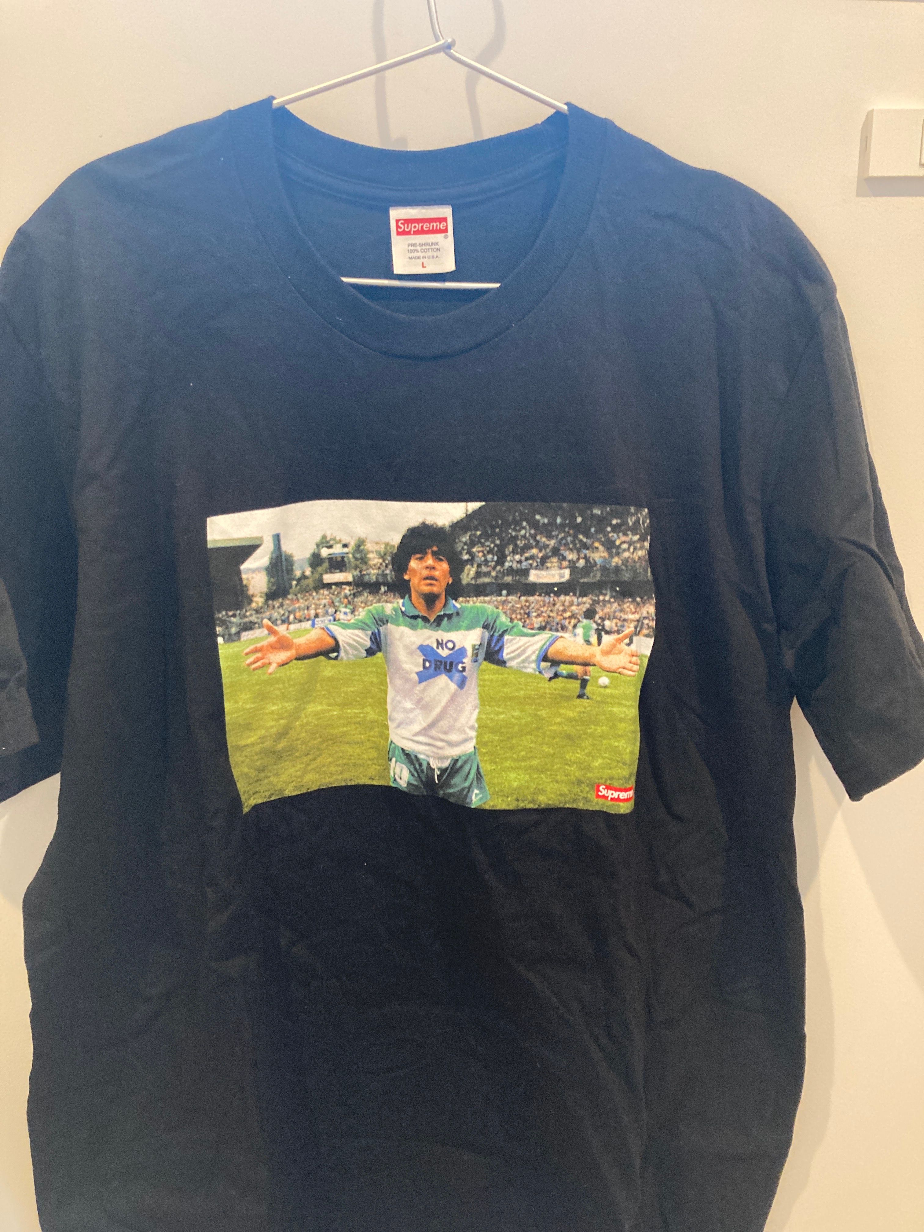 Supreme Maradona Tee "Black"