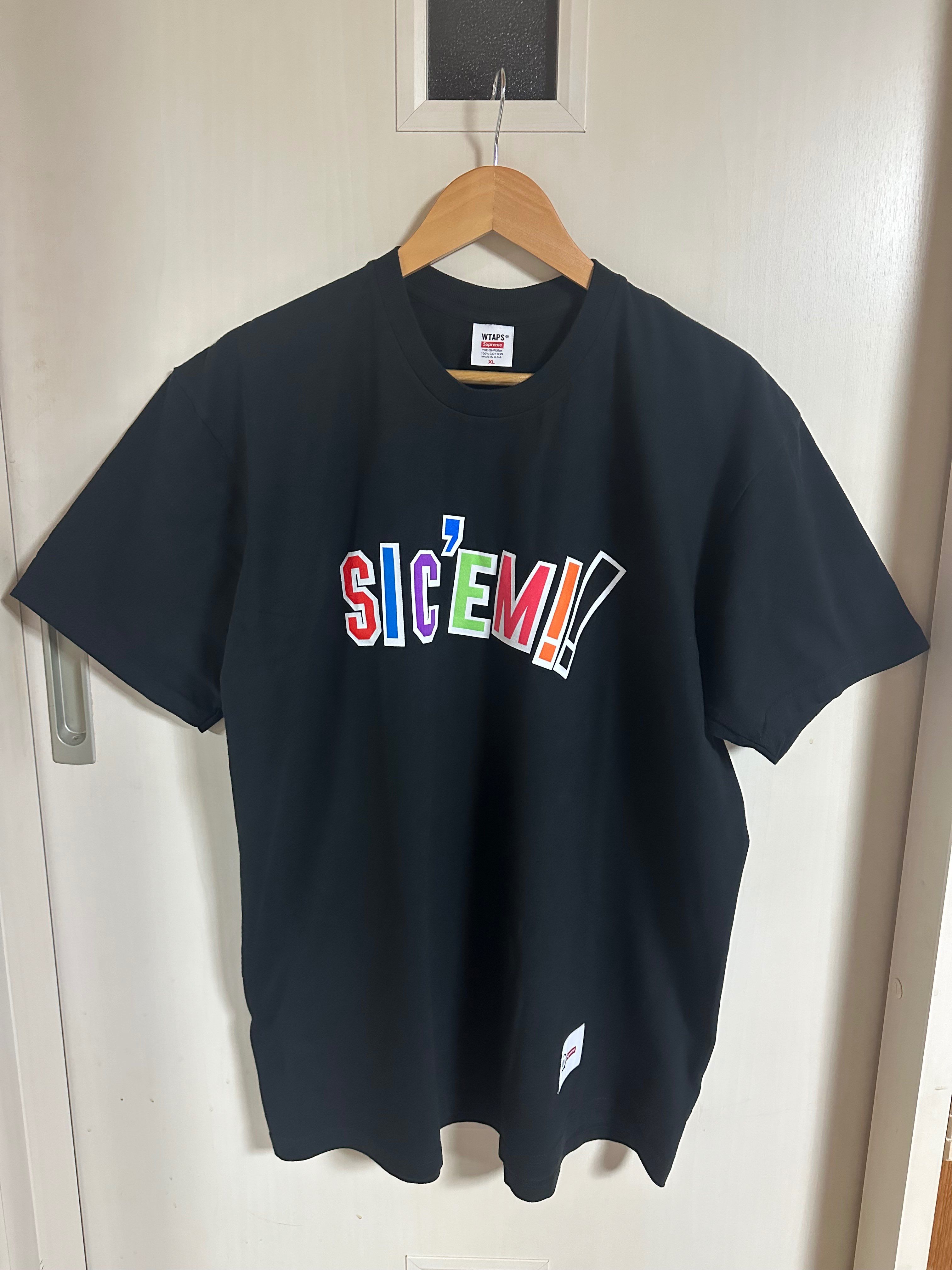 Supreme / WTAPS Sic'em! Tee "Black"