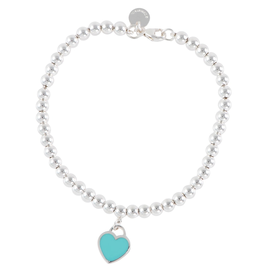TIFFANY&Co. ティファニー リターン トゥ ティファニー ブルーハートタグ ビーズ ブレスレット シルバー【中古】