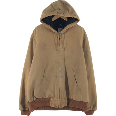 古着 カーハート Carhartt アクティブジャケット ダックフルジップパーカー メンズXL相当/eaa562512