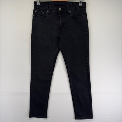 古着 リーバイス Levi's デニム パンツ Gパン スリムフィット ジッパーフライ ブラックデニム 511 w30 L30 ブラック系 メンズ