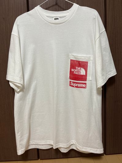 Supreme x The North Face Printed Pocket Tee "White"