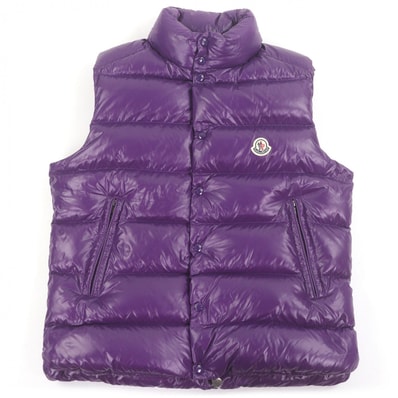 極美品 モンクレール ダウンベスト TIBB GILET パープル メンズ 3
