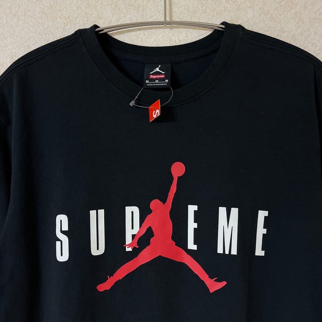 B (目立った傷や汚れなし)】シュプリーム x ジョーダン Tシャツ