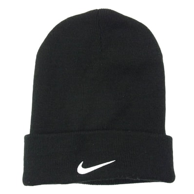NIKE ナイキ ニットキャップ DN2191-010 × Stussy NRG Cuffed Beanie ステューシー カフド ビーニー ニット キャップ ブラック系【中古】