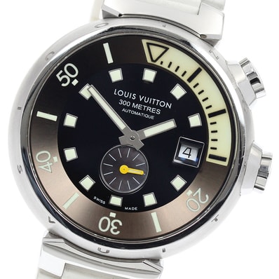 ルイ・ヴィトン タンブール ダイビング Q1031 メンズ 【中古】