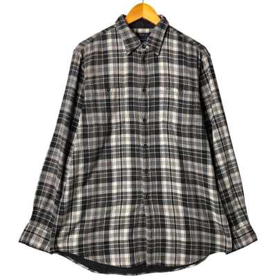 古着 ラルフローレン Ralph Lauren POLO RALPH LAUREN RELAXED FIT 長袖 ライトネルチェックシャツ メンズXL相当/eaa545421