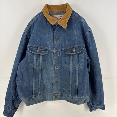 古着 70's/70年代 ヴィンテージ リー Lee USA製 デニム ジャケット ストームライダー ブランケットライナー ブルー メンズ