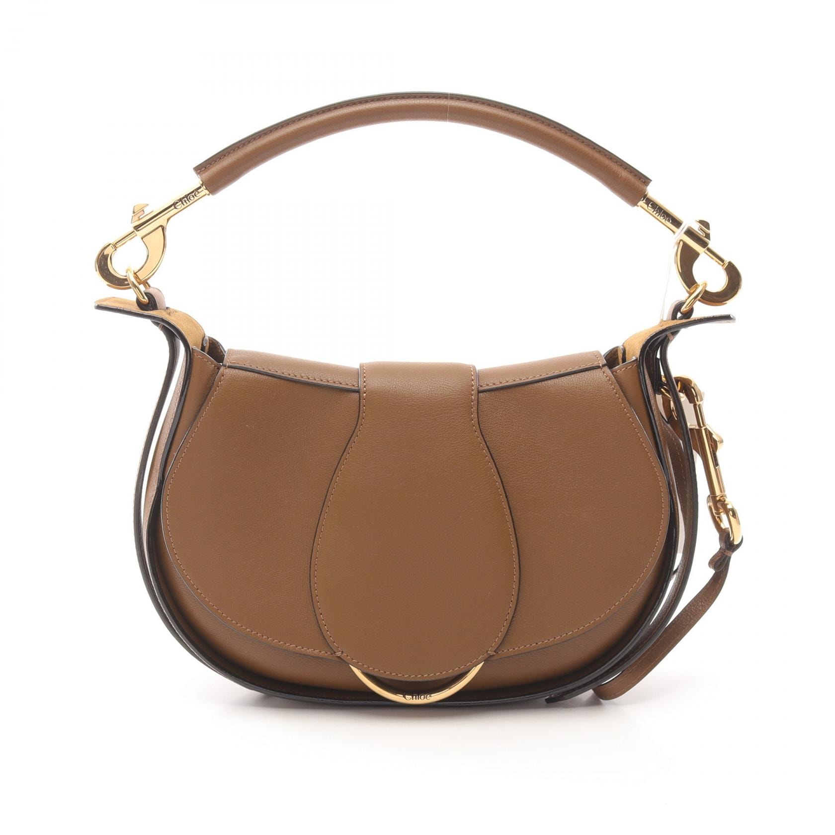 クロエ Chloe Chloé Ride ショルダーバッグ バッグ レザー レディース ブラウン系 CHC25SS581O3220V 【新品】