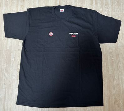 Supreme x Ducati Logos Tee "Black"