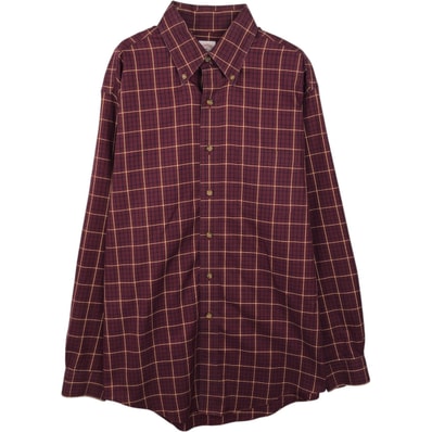 古着 ブルックスブラザーズ Brooks Brothers Est.1818 長袖 ボタンダウンチェックシャツ メンズM相当/eaa643328