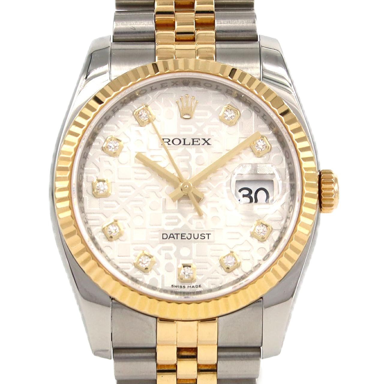 【ノーメンテナンス還元価格】ロレックス デイトジャスト 116233G SSxYG 自動巻 Z番