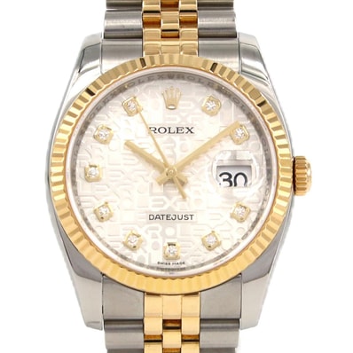 【ノーメンテナンス還元価格】ロレックス デイトジャスト 116233G SSxYG 自動巻 Z番