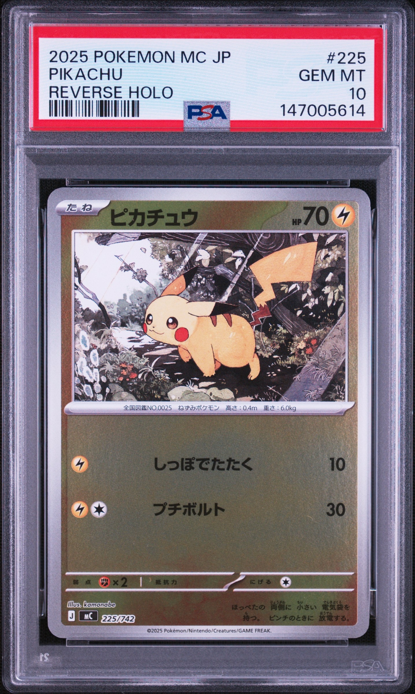 ピカチュウ :ミラー [MC 225/742](スタートデッキ100「バトルコレクション」)