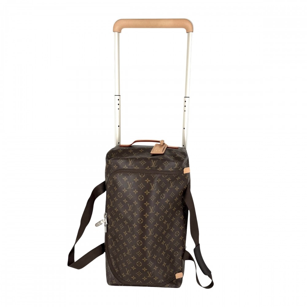 LOUIS VUITTON ルイヴィトン キャリーバッグ ホライゾン・ソフト 2R55 トランク スーツケース トラベルバッグ キャリーケース M20109 モノグラムキャンバス    ブラウン 茶 シルバー金具 ユニセックス【中古品】