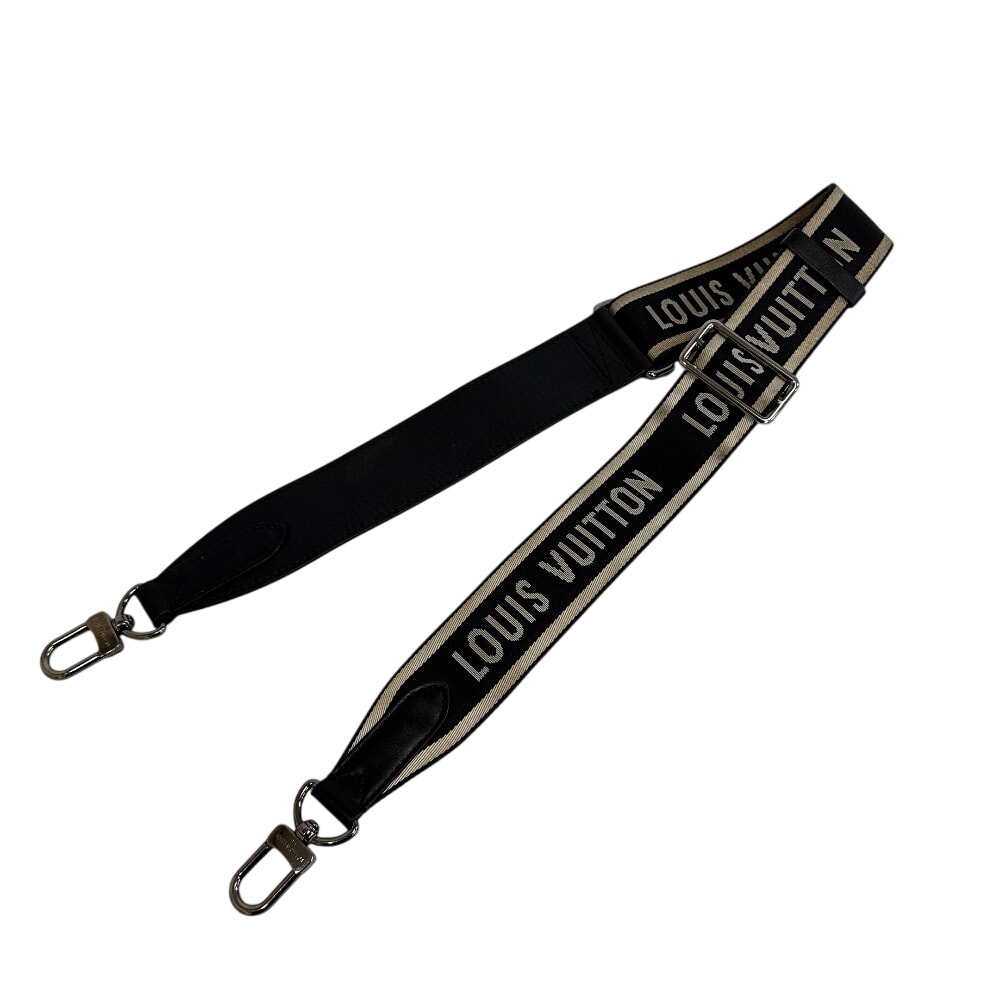 ルイヴィトン LOUIS VUITTON ショルダーストラップ ロゴ J02496 ブラック