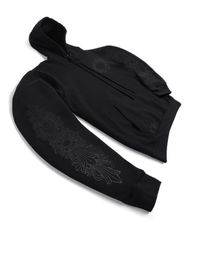 Chrome Hearts Floral Horseshoe Hoodie
