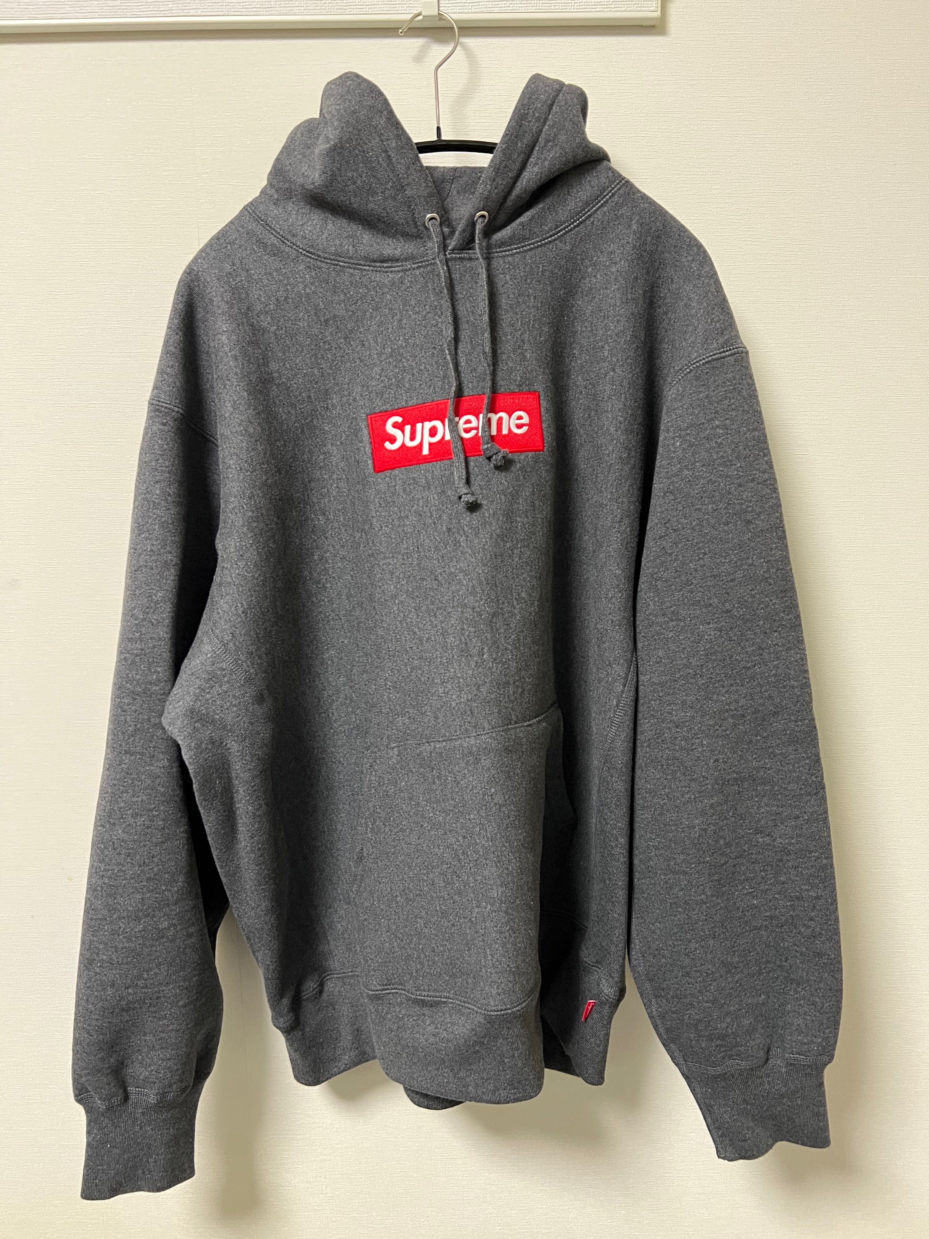 Supreme Box Logo Hooded Sweatshirt "Charcoal" (21FW)