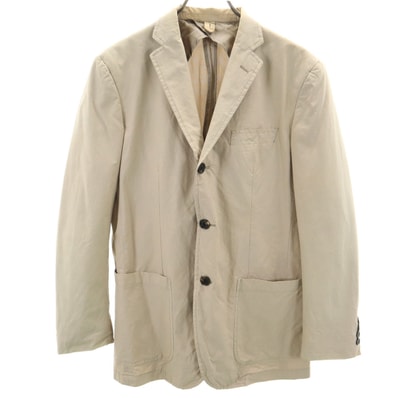BURBERRY LONDON バーバリーロンドン 日本製 テーラードジャケット 38 グレージュ 三陽商会