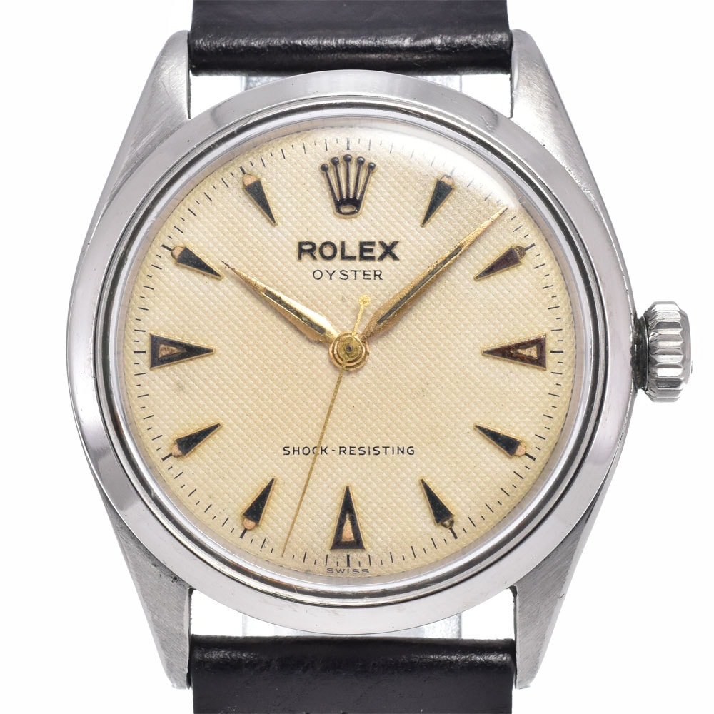 ロレックス ROLEX 6480 ヴィンテージ オイスター Cal.1210 アイボリー 手巻き メンズ 腕時計 E#149811