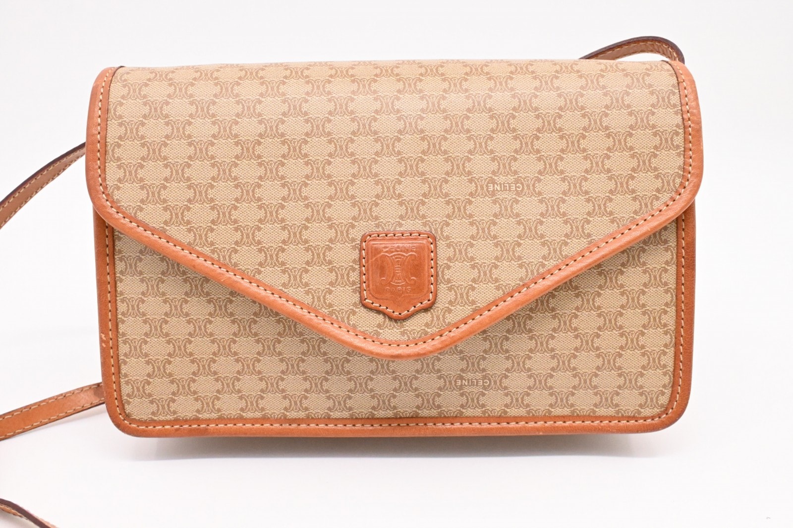 セリーヌ マカダム ヴィンテージ ショルダーバッグ