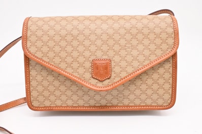 セリーヌ マカダム ヴィンテージ ショルダーバッグ