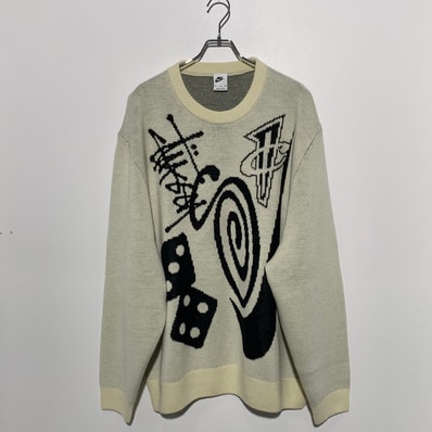 Stussy x Nike Icon Knit Sweater "Natural"