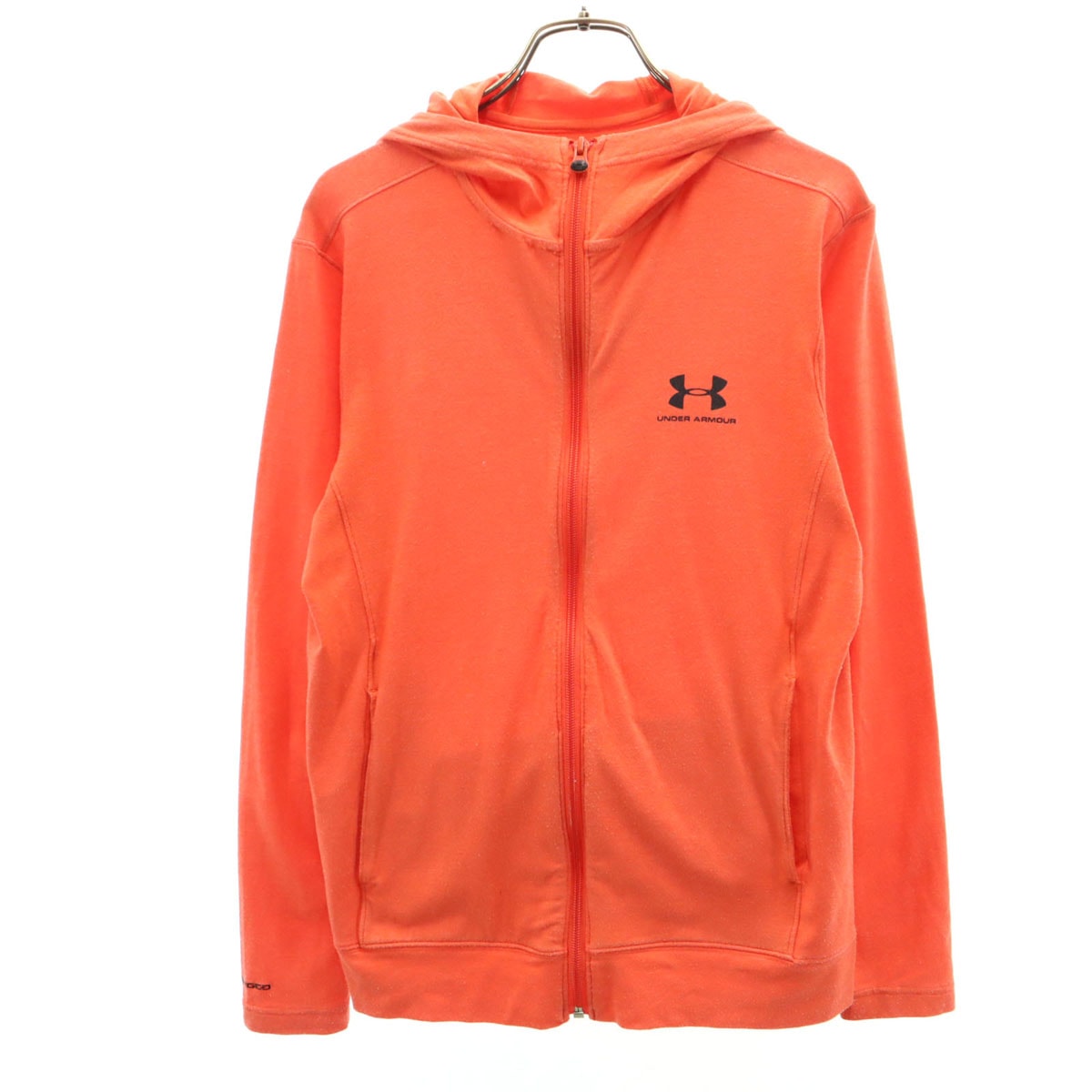 UNDER ARMOUR アンダーアーマー 長袖 ジップパーカー SM オレンジ