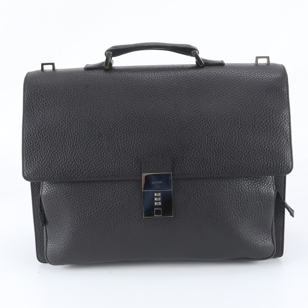 ■極美品 グッチ152605 ビジネス バッグ レザー
