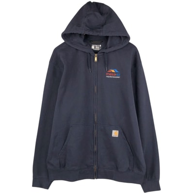 古着 カーハート Carhartt Loose Fit スウェットフルジップパーカー メンズL相当/eaa679691