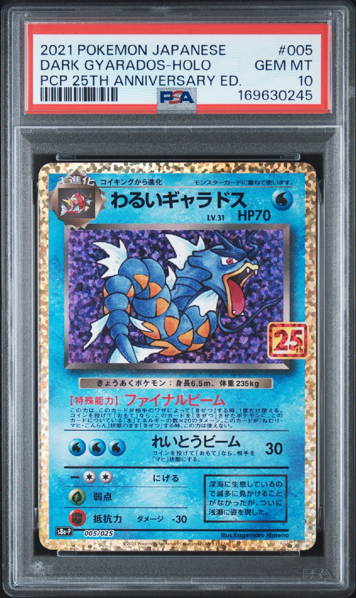 ポケモンカード わるいギャラドス プロモ 25th わるいギャラドス: プロモ[S8a-P 005/025](プロモカードパック 25th