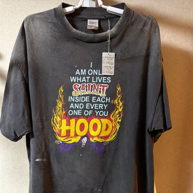 SAINT Mxxxxxx x NEIGHBORHOOD SS Tee STHD.HOOD "Black"