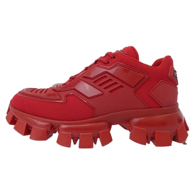 PRADA プラダ スニーカー 819 CLOUDBUST THUNDER クラウドバスト サンダー スニーカー レッド系 38.5【中古】