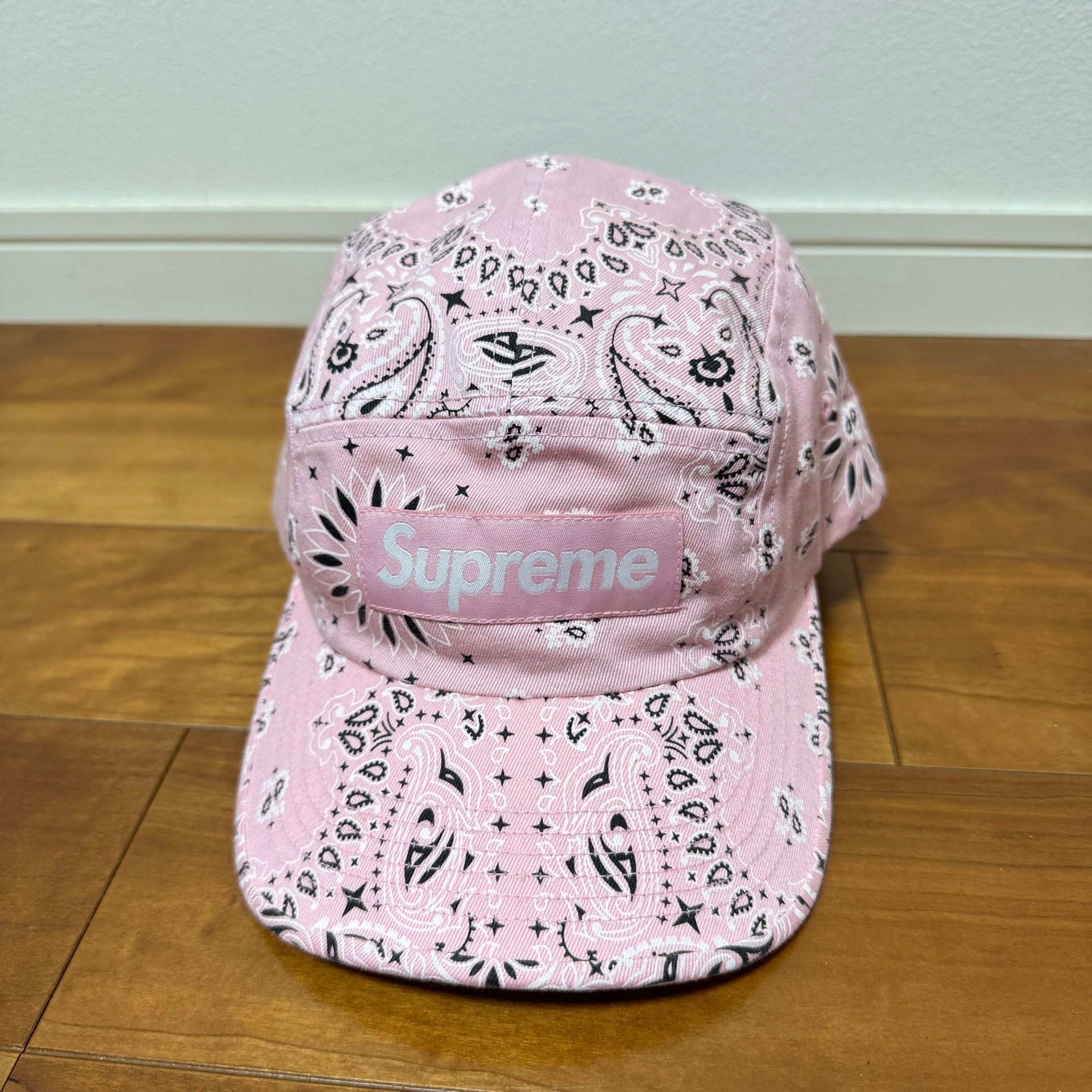 Supreme Bandana Camp Cap "Pink"