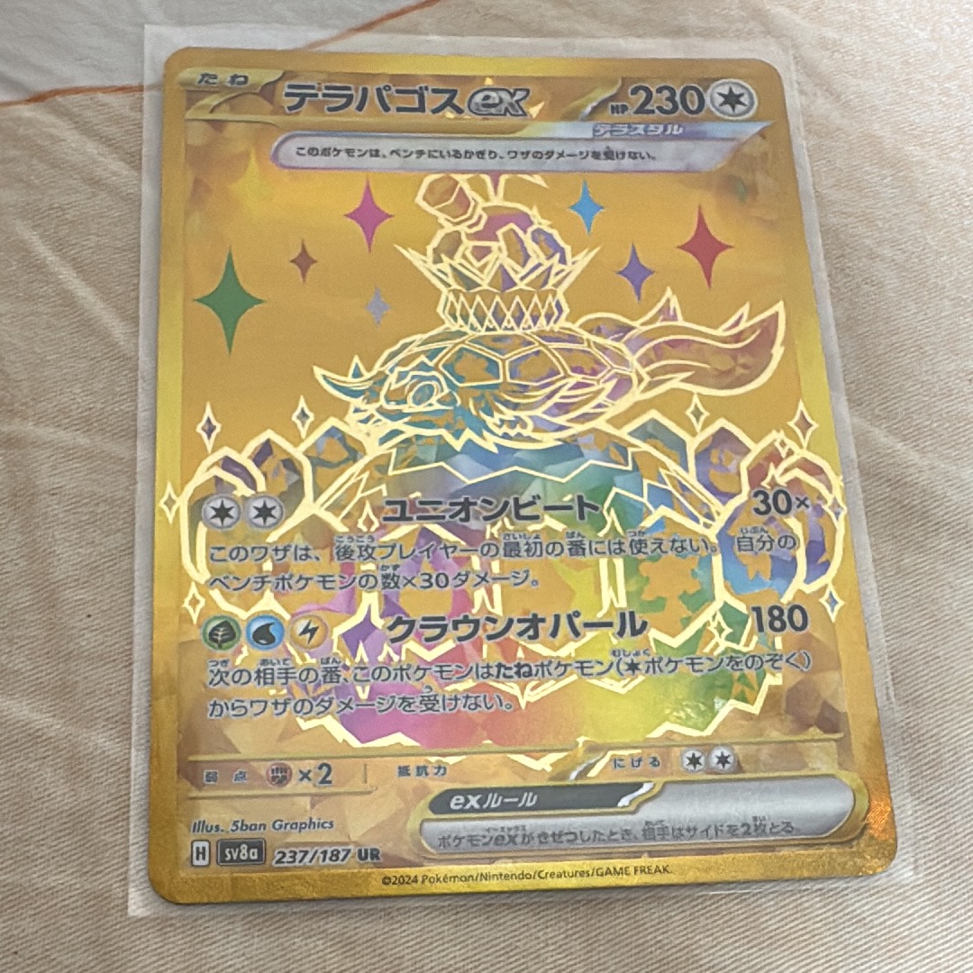 テラパゴスex UR [SV8a 237/187](ハイクラスパック「テラスタルフェス
