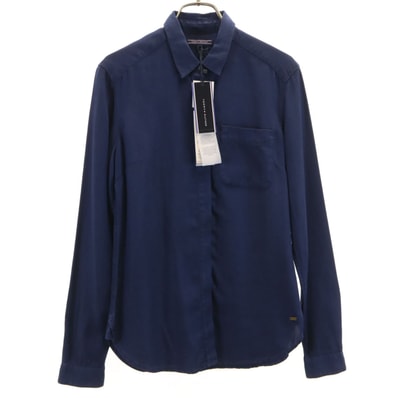 未使用 TOMMY HILFIGER トミーヒルフィガー 長袖 シャツ 2 ネイビー系