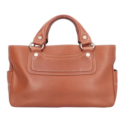 セリーヌ ブギーバッグ ハンドバッグ レザー ブラウン レディース CELINE 中古