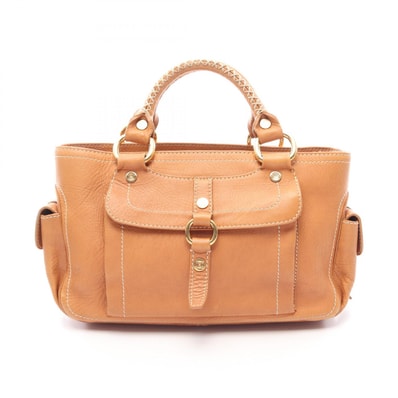セリーヌ CELINE ブギーバッグ ハンドバッグ バッグ レザー レディース ブラウン系 【中古】