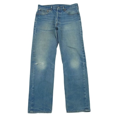 Levi's リーバイス 00s メキシコ製 501XX ボタンフライ ストレート デニム パンツ ボタン裏刻印104M インディゴブルー系 W33 L34【中古】