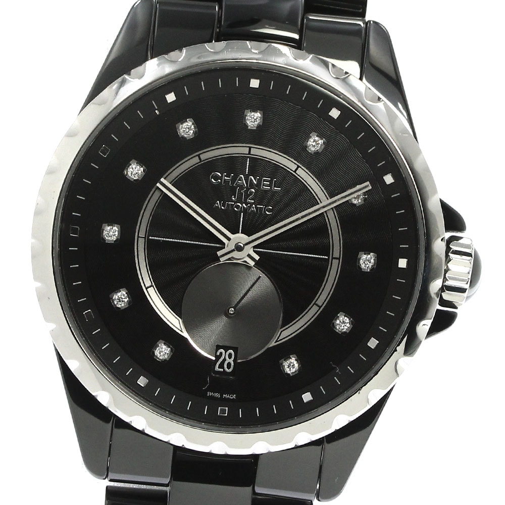 ★保 シャネル J12  11Pダイヤ H4344 ボーイズ 【中古】