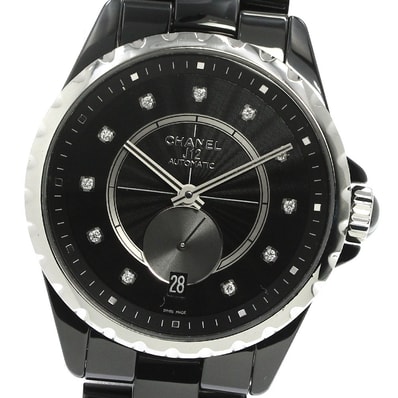 ★保 シャネル J12 11Pダイヤ H4344 ボーイズ 【中古】