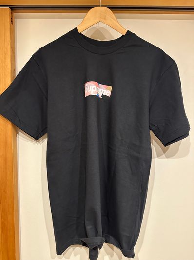 Supreme / Emilio Pucci® Box Logo Tee "Black/Pink"