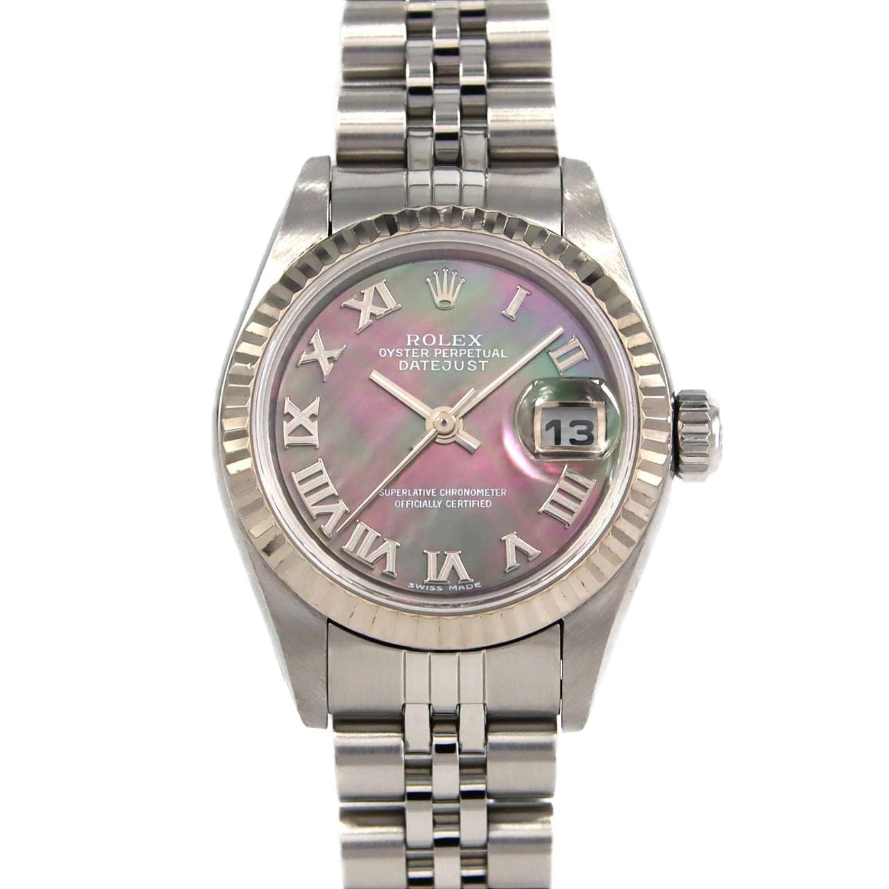 ロレックス デイトジャスト 79174NR SSxWG 自動巻 F番