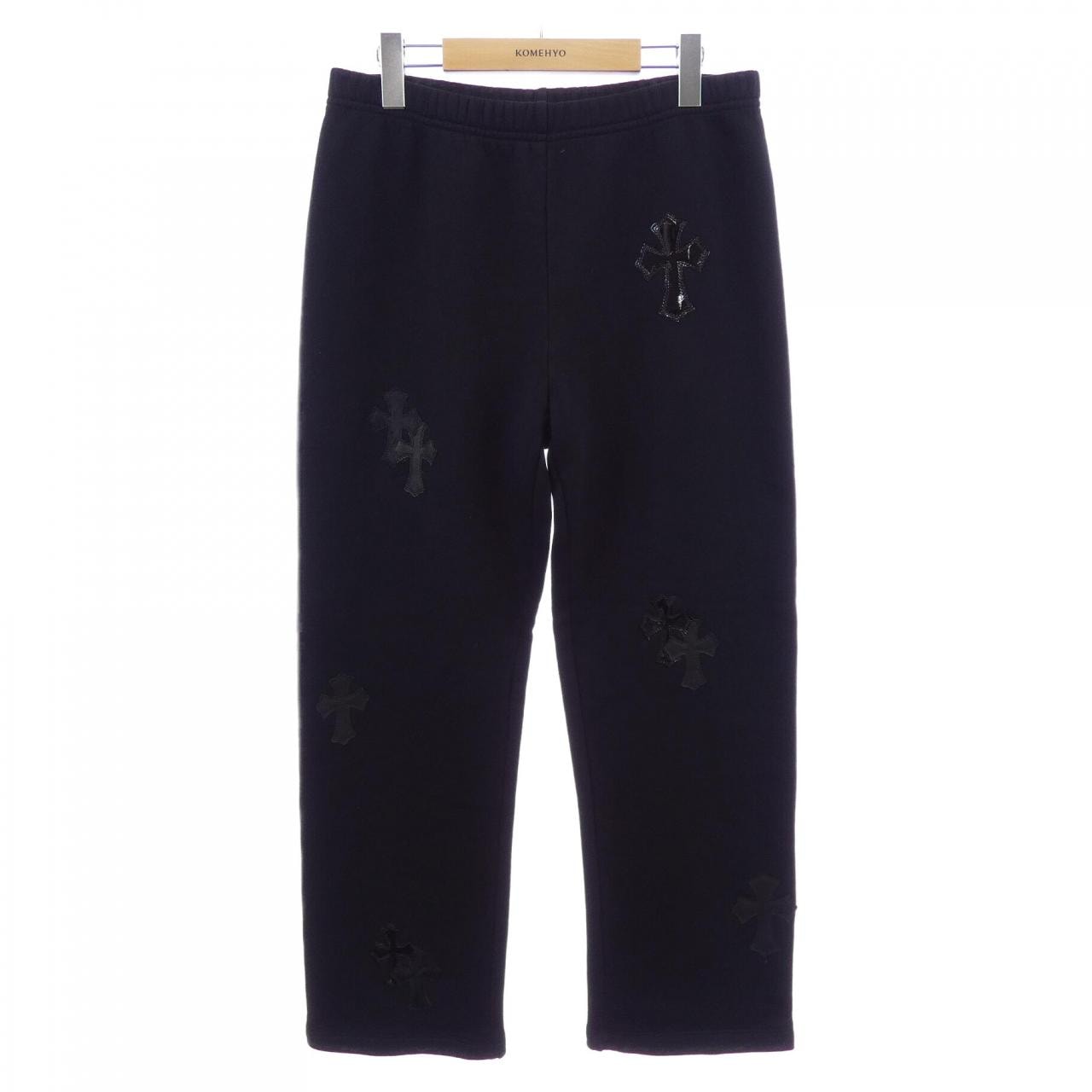 Chrome Hearts Y Not Cross Patch Sweat Long Pants "Black"