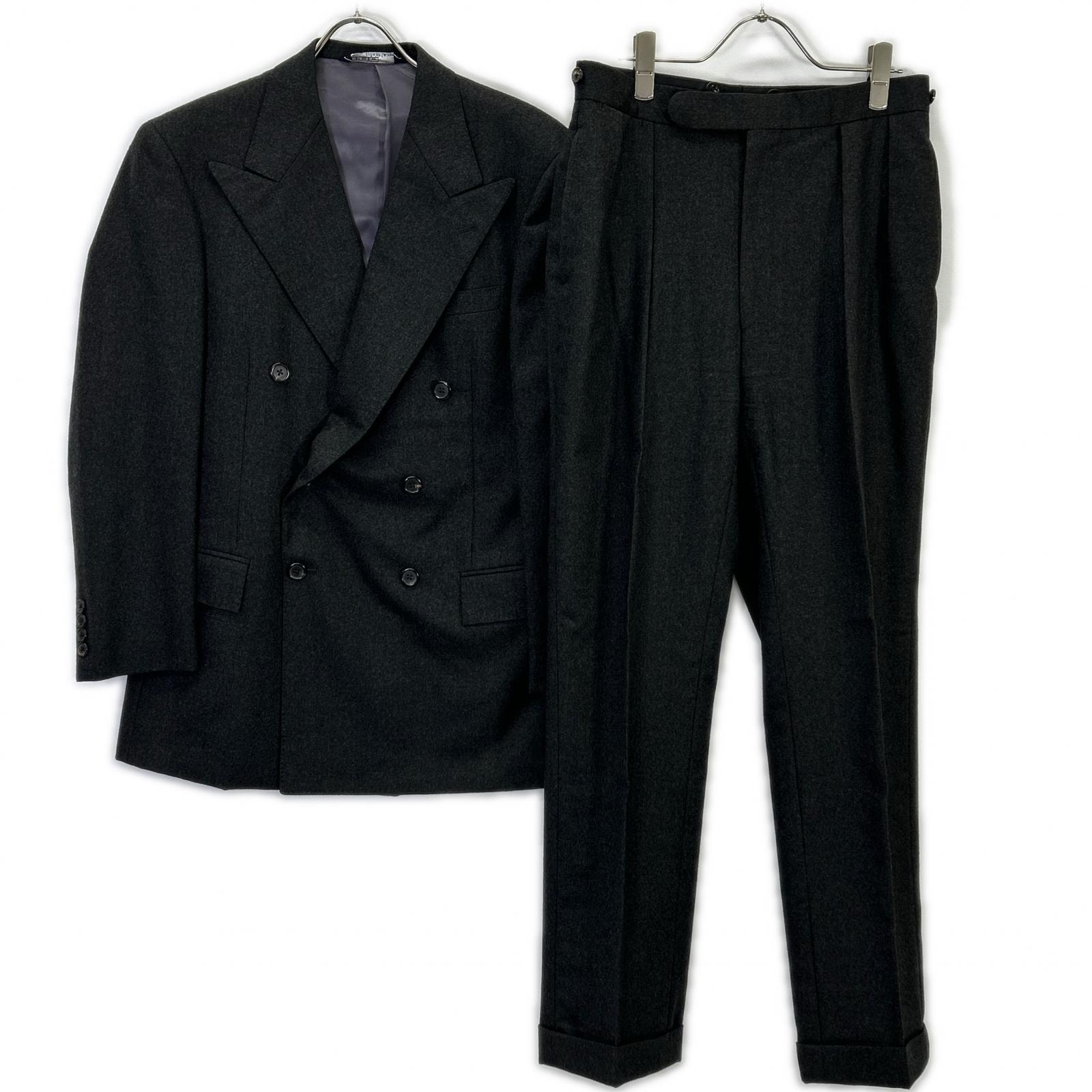 ポロ ラルフローレン チャコールグレー ダブルスーツ A5