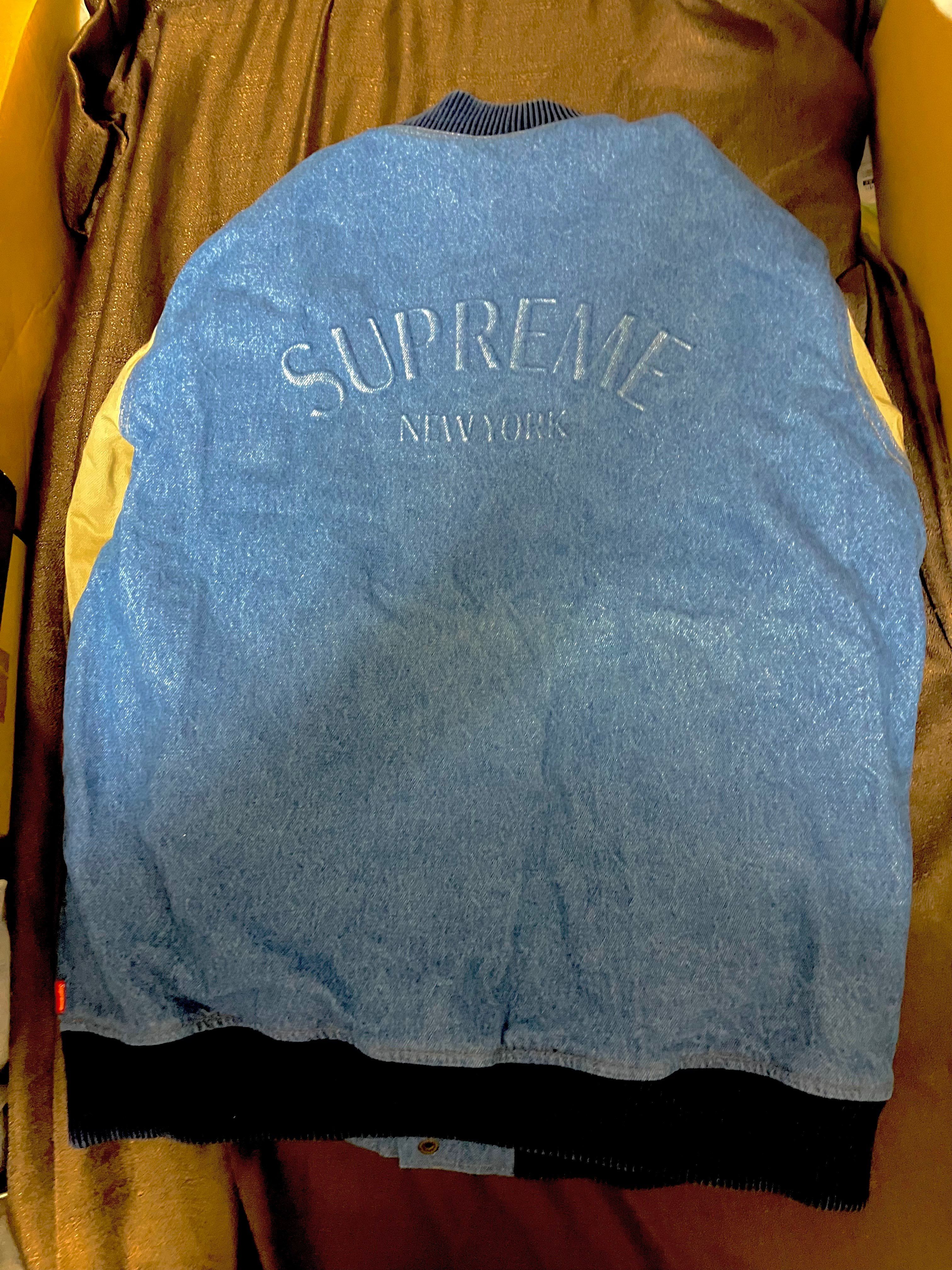 デニムヴァーシティジャケット