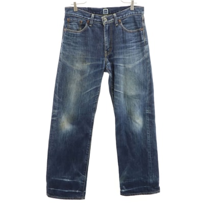 GAP ギャップ 日本製 ストレートデニムパンツ W31 ウォッシュブルー ジーンズ