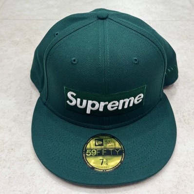 Supreme Sharpie Box Logo New Era "Dark Green"